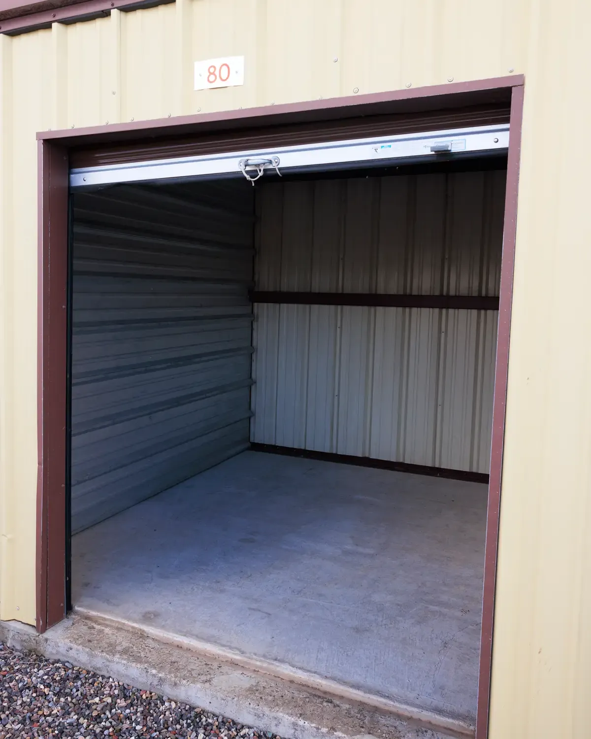 Inside Silver City Lock Wise Outdoor Storage Unit